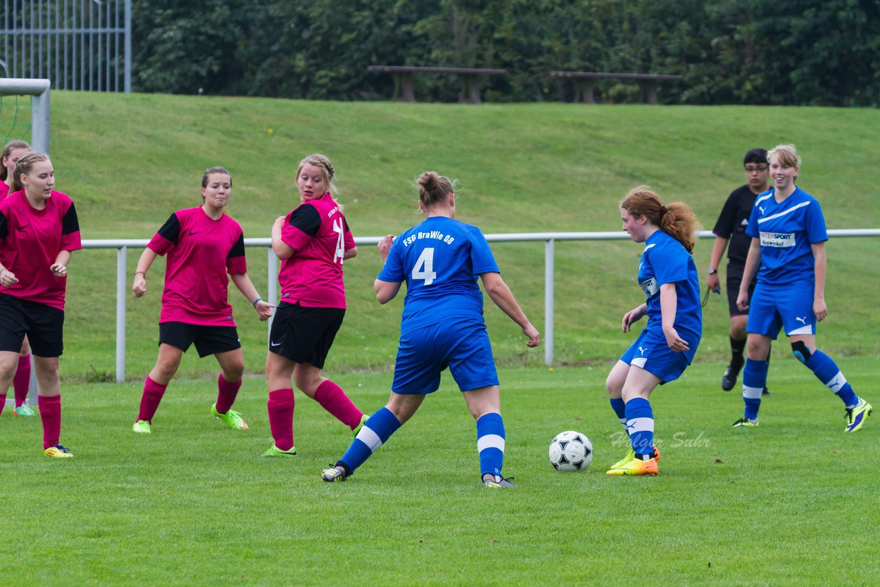 Bild 392 - B-Juniorinnen FSG BraWie 08 - JSG Sandesneben : Ergebnis: 2:0